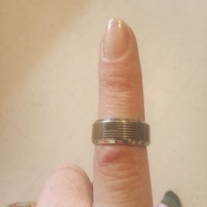 Women's of Men's ring with Texas Flag